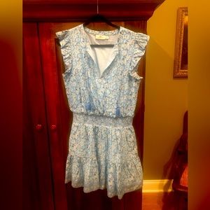 Vineyard Vines smocked floral mini dress